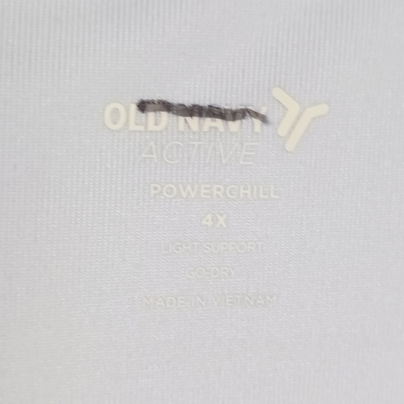 NWOT Old Navy Light Support PowerChill Longline Sports Bra Tank - Picture 6 of 7